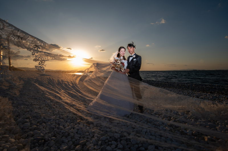 風の強いことが多いマーブルビーチ