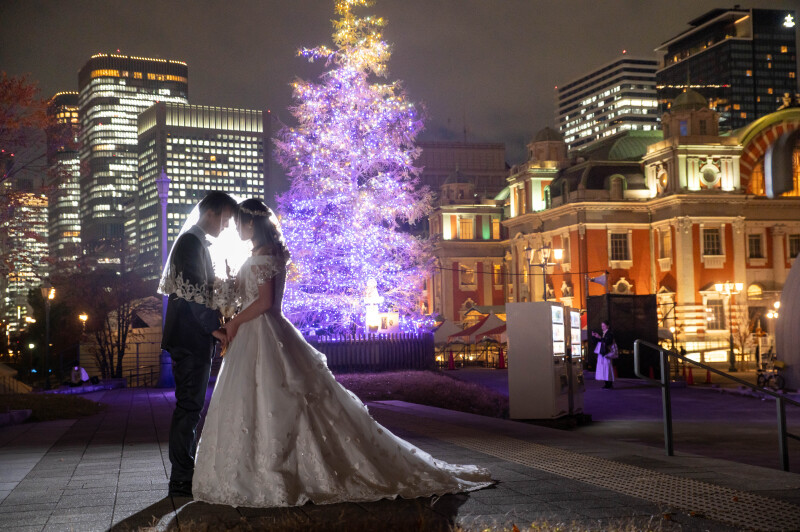 クリスマス前の公会堂ナイトで撮影フィニッシュ