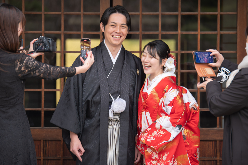 カメラマンがいっぱいなショット