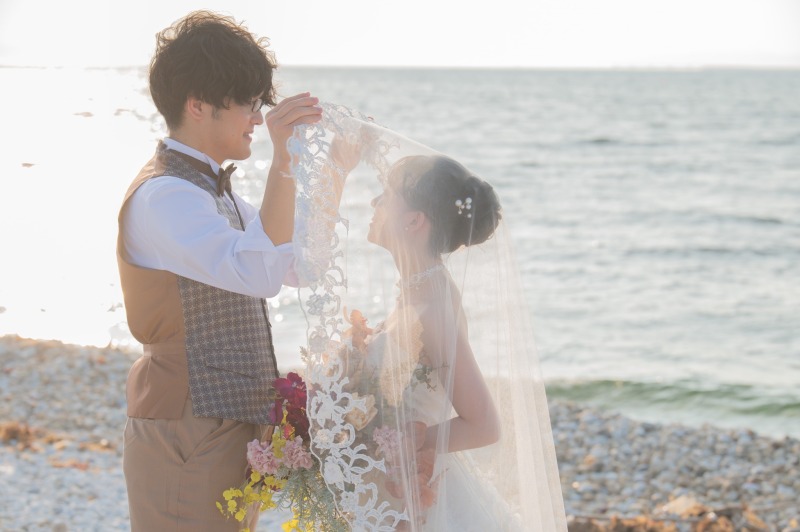 マーブルビーチ到着!晴れたー!!