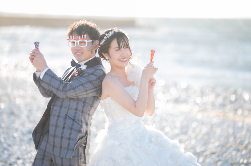 この日は新郎様のお誕生日でしたので。。。