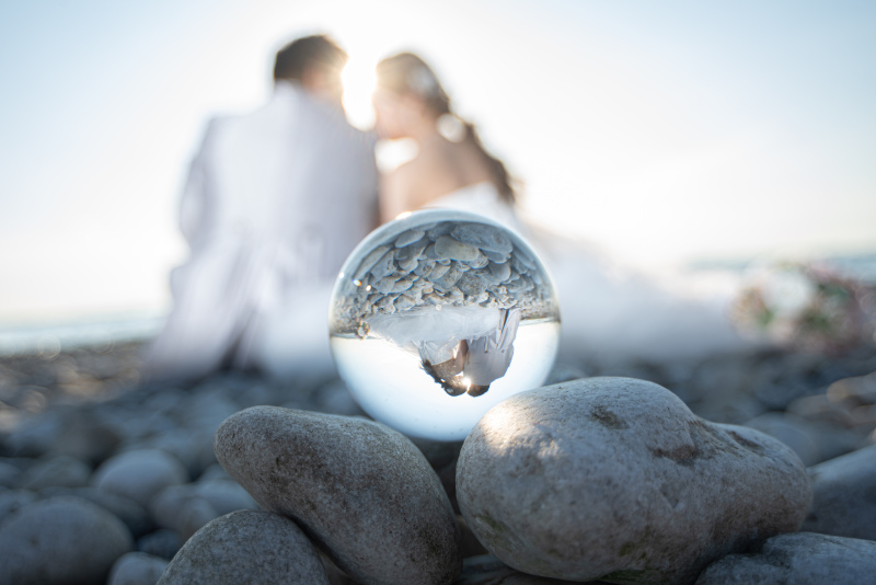 小物を使っての撮影も