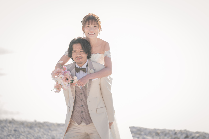 暖かい表情でのお二人が印象的です
