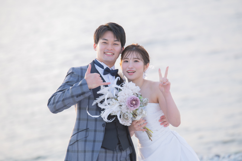 ナチュラルなお二人もとっても素敵です