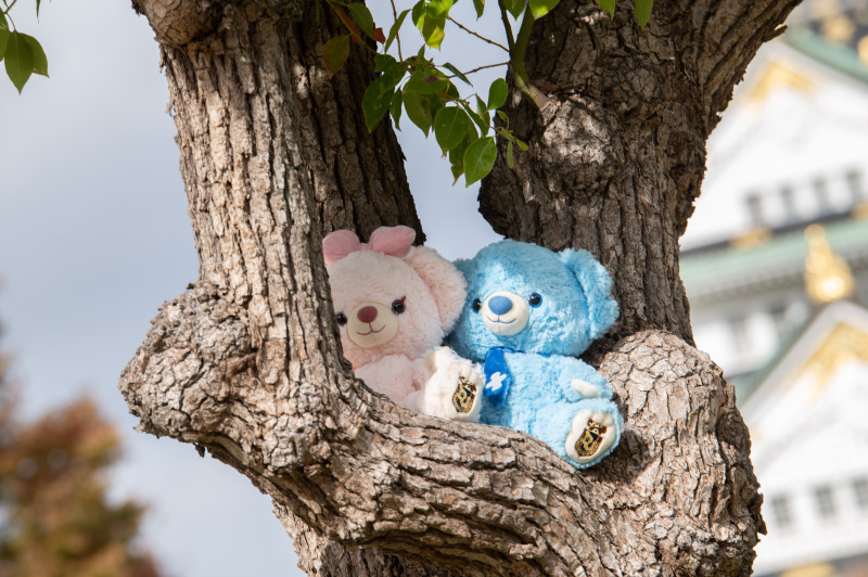 ご持参いただきましたグッズも楽しんでもらってます