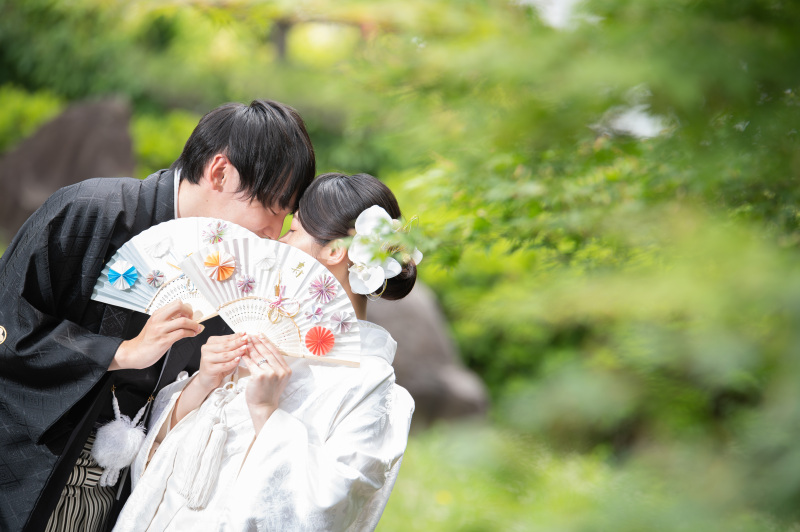 69,800円にアップグレードで和装での撮影もOK