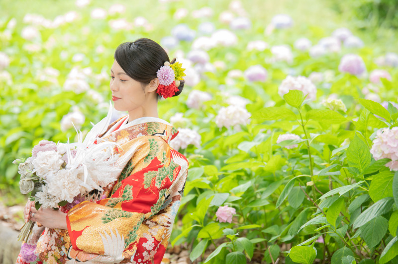 ブーケなどの小物も追加料金なしでご利用いただけます