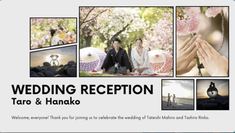 前撮り結婚式.com 縁photo _動画を作れる