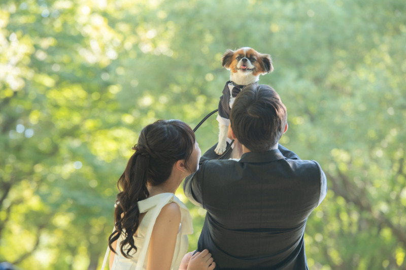 前撮り結婚式.com 縁photo _ペットと一緒に撮影できる