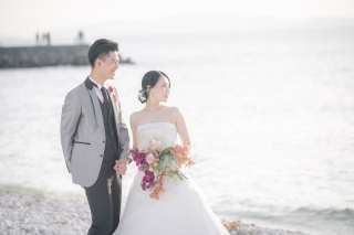前撮り結婚式.com 縁photo _マーブルビーチフォトプランのオフショットムービー