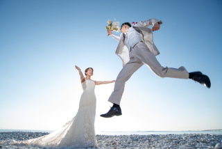 前撮り結婚式.com 縁photo _マーブルビーチフォトプランのオフショットムービー