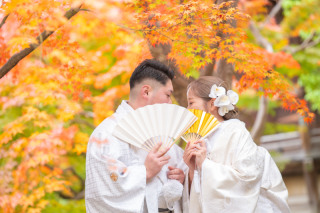 前撮り結婚式.com 縁photo _藤田邸跡公園
