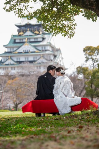 前撮り結婚式.com 縁photo _大阪城
