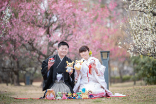 前撮り結婚式.com 縁photo _藤田邸跡公園