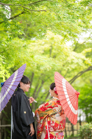 前撮り結婚式.com 縁photo _藤田邸跡公園
