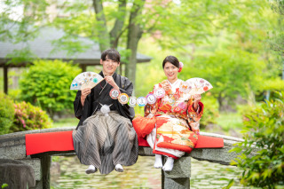 前撮り結婚式.com 縁photo _藤田邸跡公園