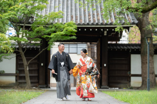 前撮り結婚式.com 縁photo _藤田邸跡公園