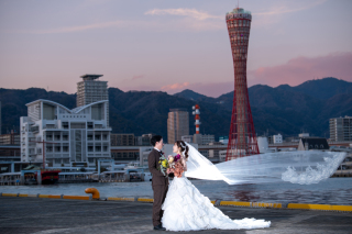 前撮り結婚式.com 縁photo _神戸港