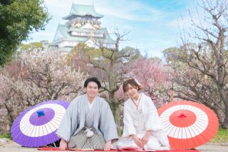 前撮り結婚式.com 縁photo _大阪城