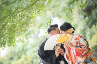 前撮り結婚式.com 縁photo _藤田邸跡公園