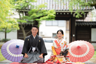前撮り結婚式.com 縁photo _藤田邸跡公園