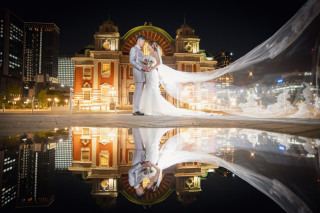 前撮り結婚式.com 縁photo _大阪中央公会堂＆大阪城赤煉瓦倉庫