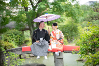 前撮り結婚式.com 縁photo _藤田邸跡公園