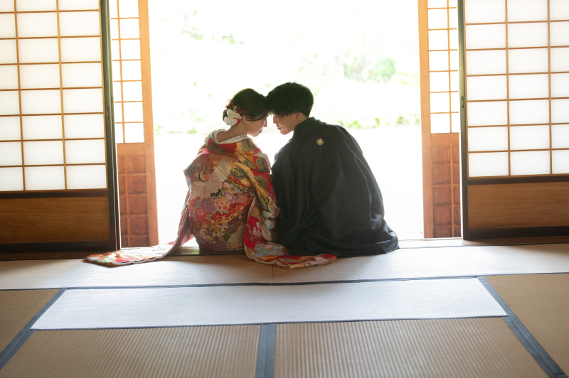 12月20日〜27日迄和装大仙公園スタンダードプランは和室込み【衣裳（色打掛or白無垢＋紋付）＋データ100】※衣裳アップ料金無