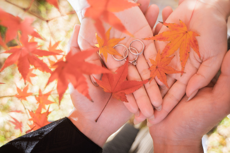 期間狙い撃ち先着6組残り紅葉の大阪城公園和装ロケ新婦衣裳2点109,800円◆データ全カット付◆※衣裳グレードアップ料金なし