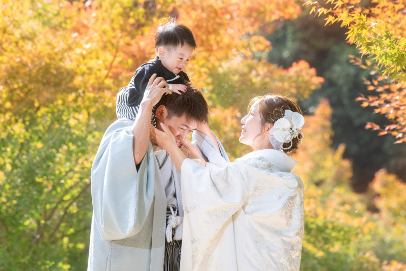 期間狙い撃ち先着6組残り紅葉の大阪城公園和装ロケ新婦衣裳2点109,800円◆データ全カット付◆※衣裳グレードアップ料金なし