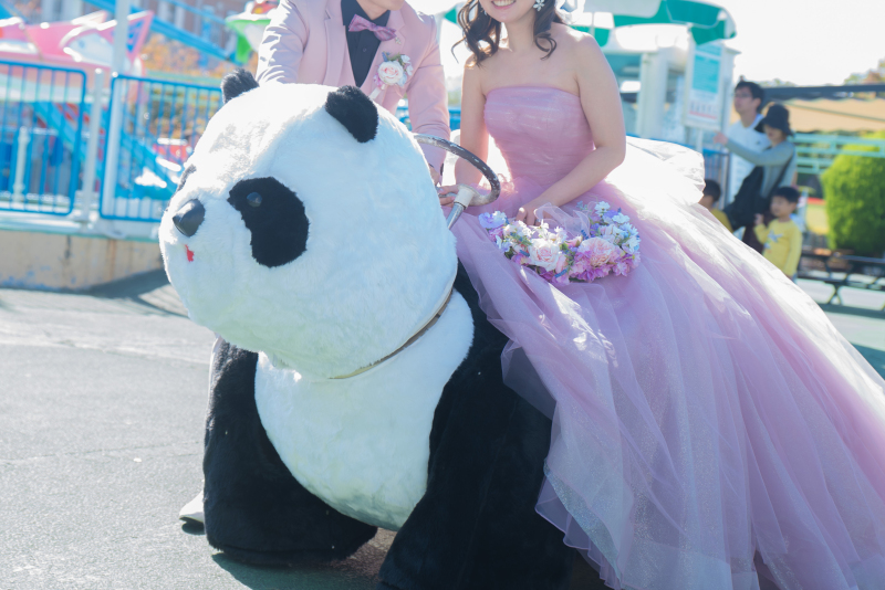 2026年2月末迄洋装遊園地ロケから神戸港夜景【ドレス&タキシード+データ150カット】※衣裳アップグレード料金なし