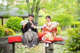 【7月〜8月末迄◆平日毎月先着4組】和洋装2着ロケフォト【和装＆洋装衣裳込み＋データ200カット】※衣裳アップグレード料金なし