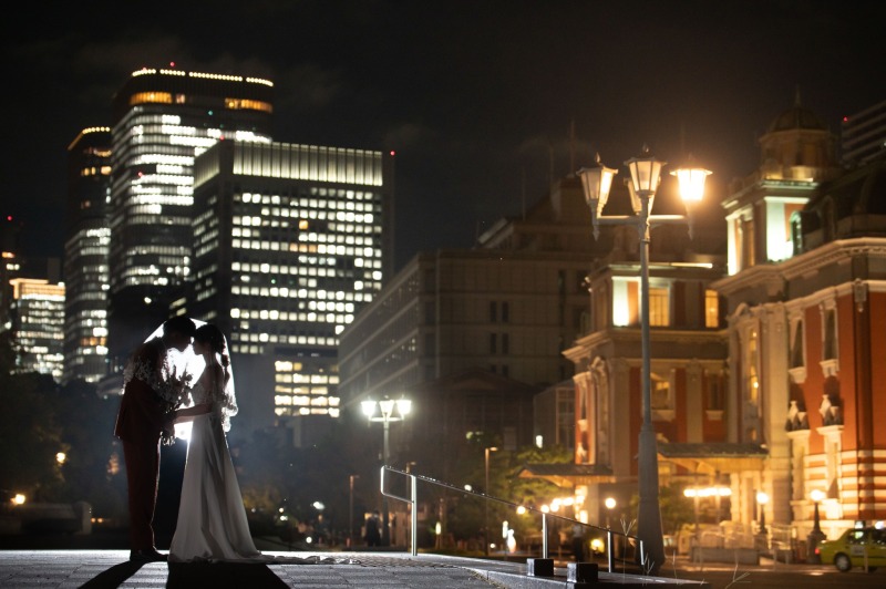 【1月撮影限定】マーブルビーチ夕日&公会堂夜景◇洋装ロケ【安心の明朗会計!データ200カット以上】※衣裳アップグレード料金なし