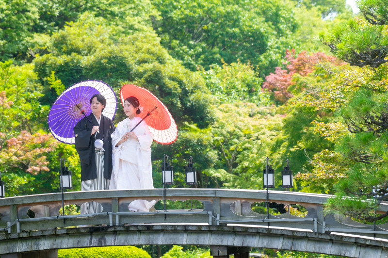【9月末迄撮影先着3組】大仙公園＆公会堂＼データ最短10日納品／和装＋洋装ロケ【データ300カット以上】※衣裳アップ料金無