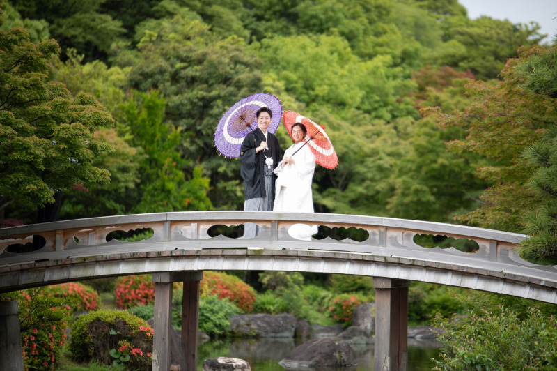 秋は和装と洋装別日OK 和装大仙公園+洋装マーブルビーチ&公会堂夜景和洋ロケ300カットデータ付◆※衣裳グレードアップ料金なし