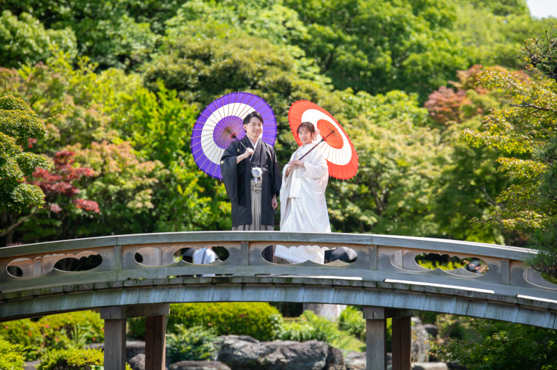 【12/15〜1/31撮影限定】差額ゼロ!大仙公園<和室付>和装2着の贅沢ロケ【データ200カット以上】※衣裳アップ料金なし