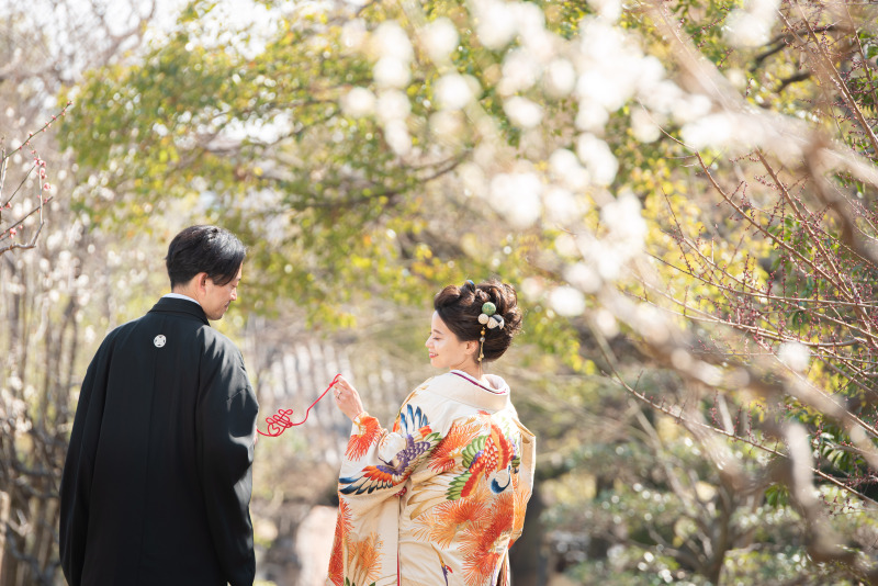 秋のシーズンも値段変わらず!藤田邸跡スペシャルプラン【衣裳(色打掛and白無垢+紋付)+データ150カット】※衣裳UP料金なし