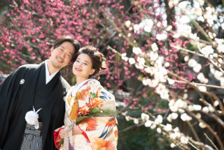 オールシーズンも値段変わらず！和装ロケ藤田邸跡スタンダードプラン【衣裳（色打掛or白無垢＋紋付）＋データ100】※衣裳UP料金無