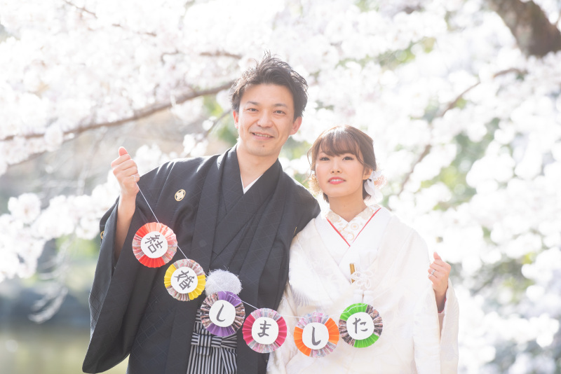 和装前撮り奈良公園スタンダードプラン【衣裳（色打掛or白無垢＋紋付）＋データ100カット】※衣裳アップグレード料金なし