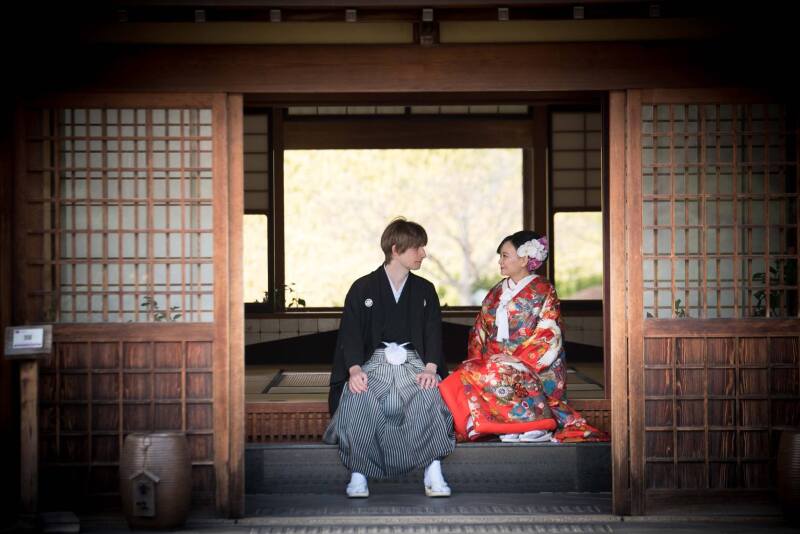 【12/15〜1/31撮影限定】差額ゼロ!大仙公園<和室付>和装2着の贅沢ロケ【データ200カット以上】※衣裳アップ料金なし