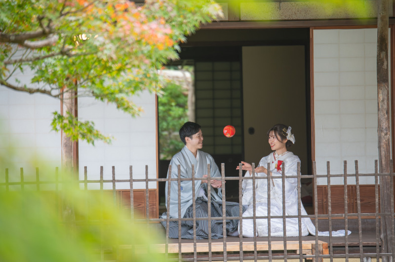和装前撮り奈良公園スタンダードプラン【衣裳(色打掛or白無垢+紋付)+データ100カット】※衣裳アップグレード料金なし