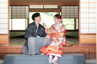 8月末迄暑い夏もOK和装大仙公園和室込み＋洋装マーブルビーチ＆公会堂夜景和洋ロケ300カットデータ付◆※衣裳グレードUP料金なし