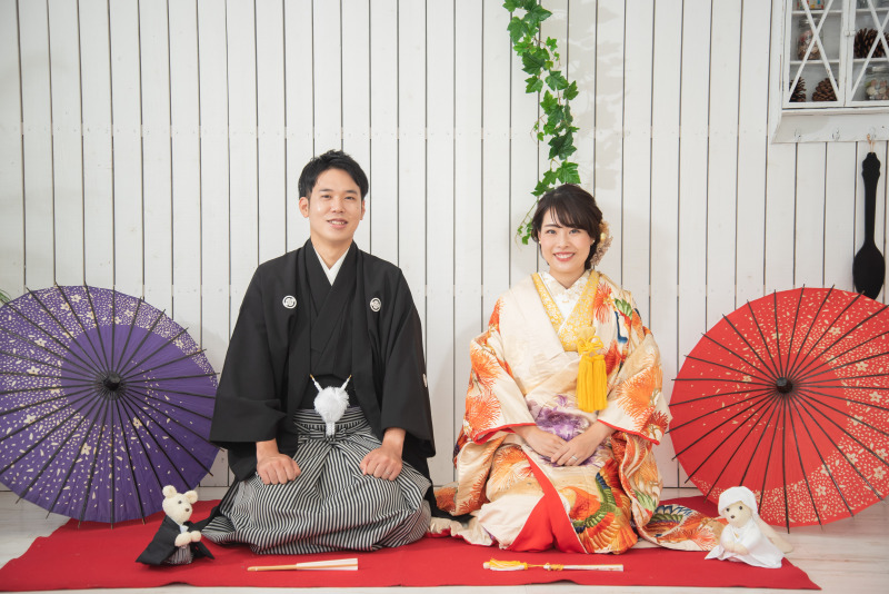 １月末迄毎月先着5組限定◆和洋スタジオプラン150カットデータ付き◆※衣裳グレードアップ料金なし