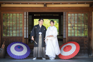 和装前撮り大仙公園スペシャルプラン【衣裳（色打掛and白無垢＋紋付）＋データ200カット】※衣裳アップグレード料金なし