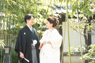 8月末迄お申込み紅葉季節OK藤田邸跡スペシャルプラン【衣裳（色打掛and白無垢＋紋付）＋データ150カット】※衣裳UP料金なし