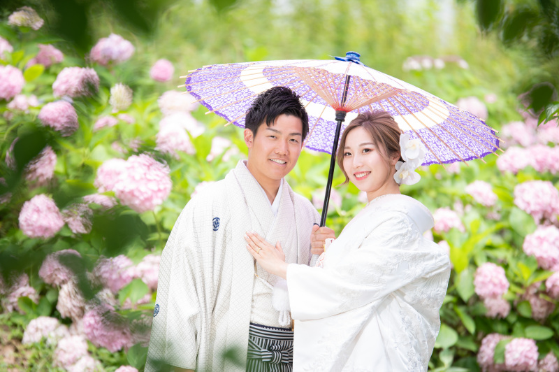 和装ロケ◆大阪城も値段変わらず新婦様衣装２点【衣裳（色打掛&白無垢＋紋付）＋データ150カット】※衣裳up料金無し