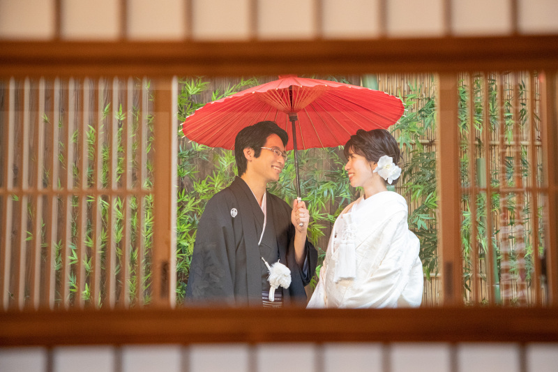 障子×格子越し