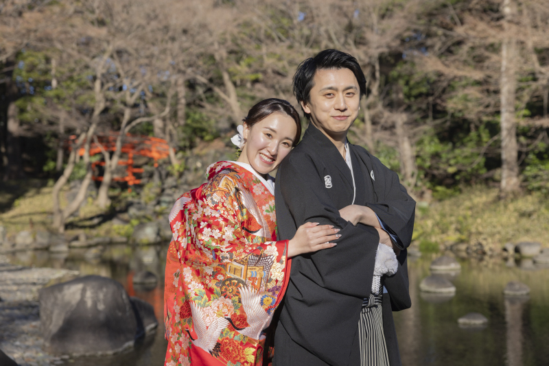 小石川後楽園で撮影!!