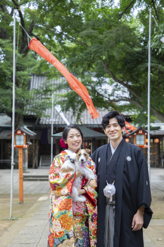 等々力不動尊ロケ×わんちゃん