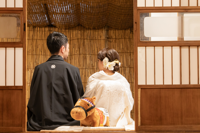 お馬ちゃんを添えて